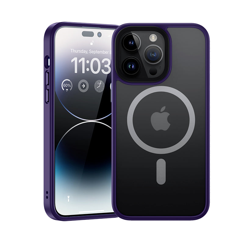 Apple iPhone 14 Pro Kılıf M-safe Şarj Özellikli Benks Mist Hybrid Kapak