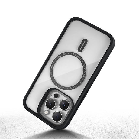 Apple iPhone 14 Pro Kılıf M-safe Şarj Özellikli Casebang Body Frame Kapak