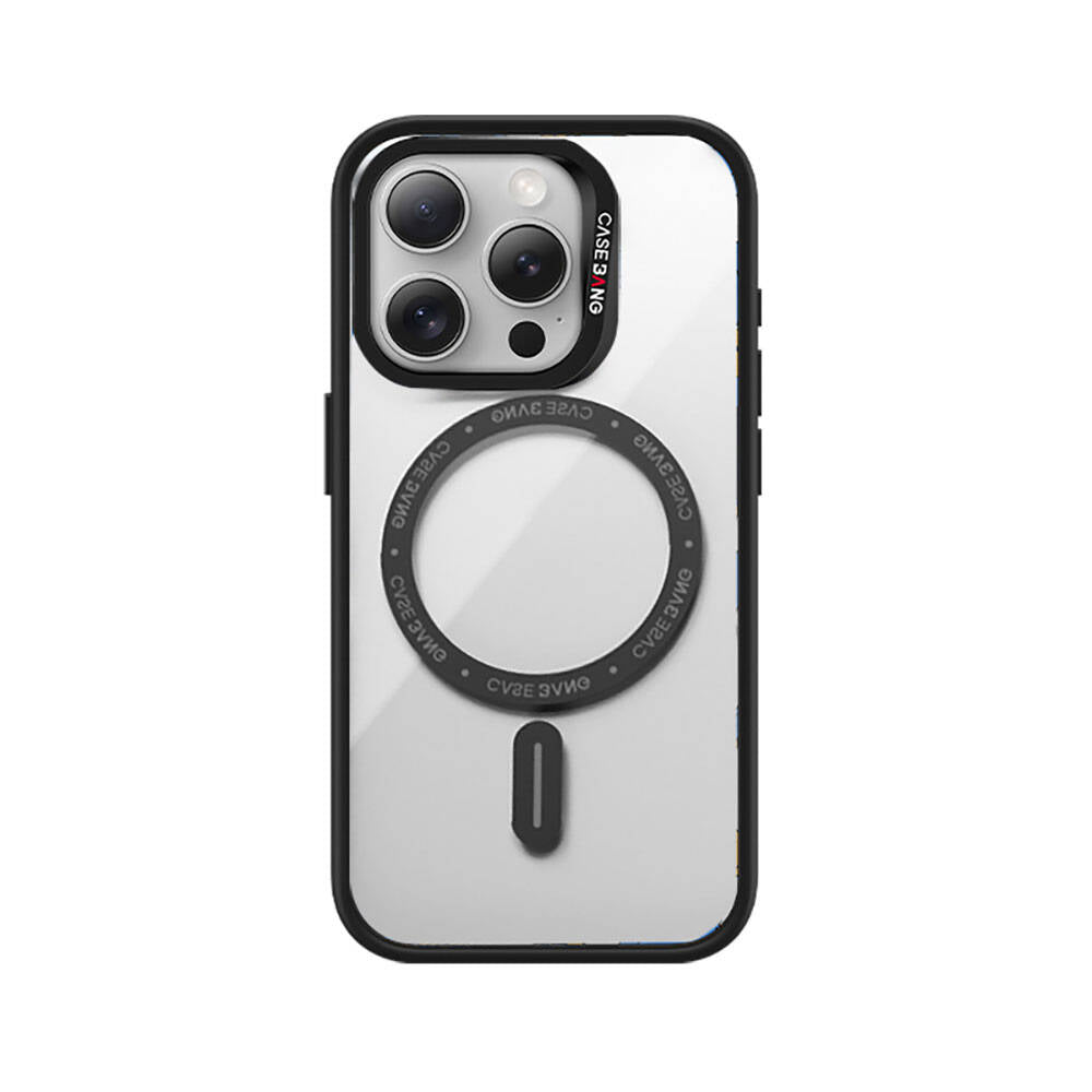 Apple iPhone 14 Pro Kılıf M-safe Şarj Özellikli Casebang Body Frame Kapak