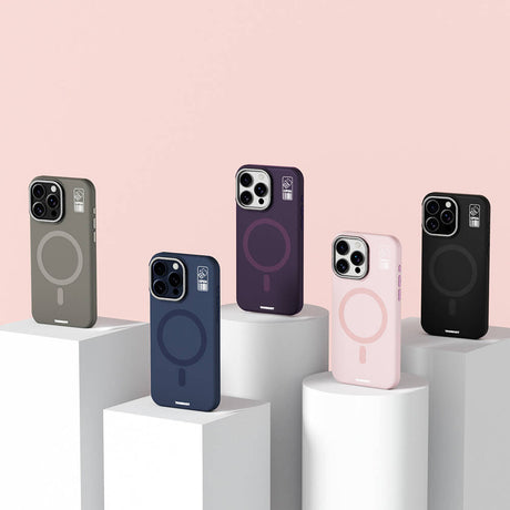 Apple iPhone 14 Pro Kılıf M-safe Şarj Özellikli Kamera Standlı Youngkit Bitty Cream Kapak