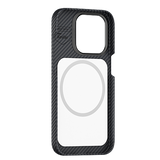 Apple iPhone 14 Pro Kılıf M-safe Şarj Özellikli Karbon Fiber Benks MFM Lisanslı 600D Essential Kevlar Kapak