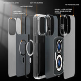 Apple iPhone 14 Pro Kılıf M-safe Şarj Özellikli Lens Figürlü YoungKit Art Film Serisi Kapak