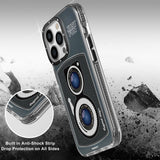 Apple iPhone 14 Pro Kılıf M-safe Şarj Özellikli Lens Figürlü YoungKit Art Film Serisi Kapak
