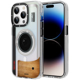 Apple iPhone 14 Pro Kılıf M-safe Şarj Özellikli Lens Figürlü YoungKit Art Film Serisi Kapak