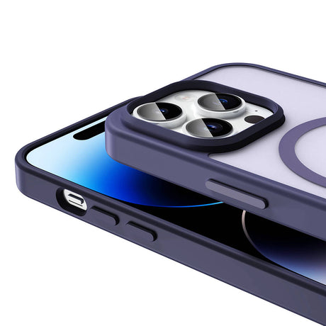 Apple iPhone 14 Pro Kılıf M-safe Şarj Özellikli Mat Arka Yüzey Zore Sio Kapak