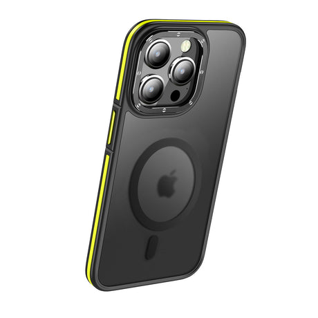 Apple iPhone 14 Pro Kılıf M-safe Şarj Özellikli Mat Görünümlü Wlons Vevo Kapak