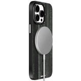 Apple iPhone 14 Pro Kılıf M-safe Şarj Özellikli Sararmaya Dayanıklı Youngkit Wood Forest Serisi Kapak
