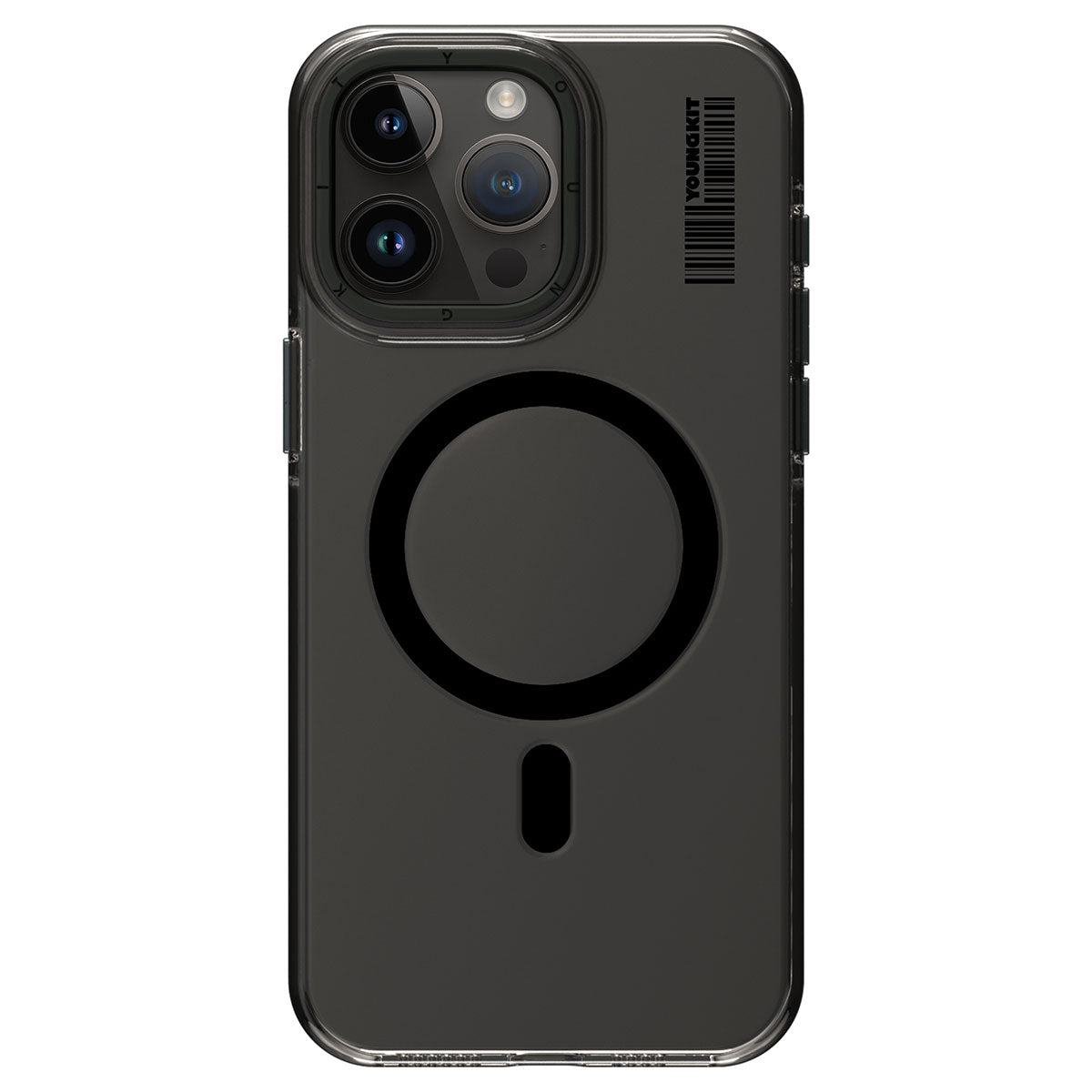 Apple iPhone 14 Pro Kılıf M-safe Şarj Özellikli Şeffaf Youngkit Crystal Shield Serisi Kapak