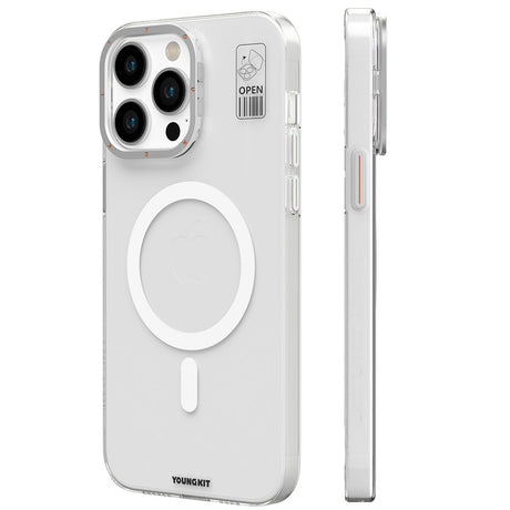 Apple iPhone 14 Pro Kılıf M-safe Şarj Özellikli Standlı YoungKit Hermit Bracket Serisi Kapak