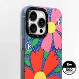 Apple iPhone 14 Pro Kılıf M-safe Şarj Özellikli Sunshine Tasarımlı Youngkit Colorful Serisi Kapak