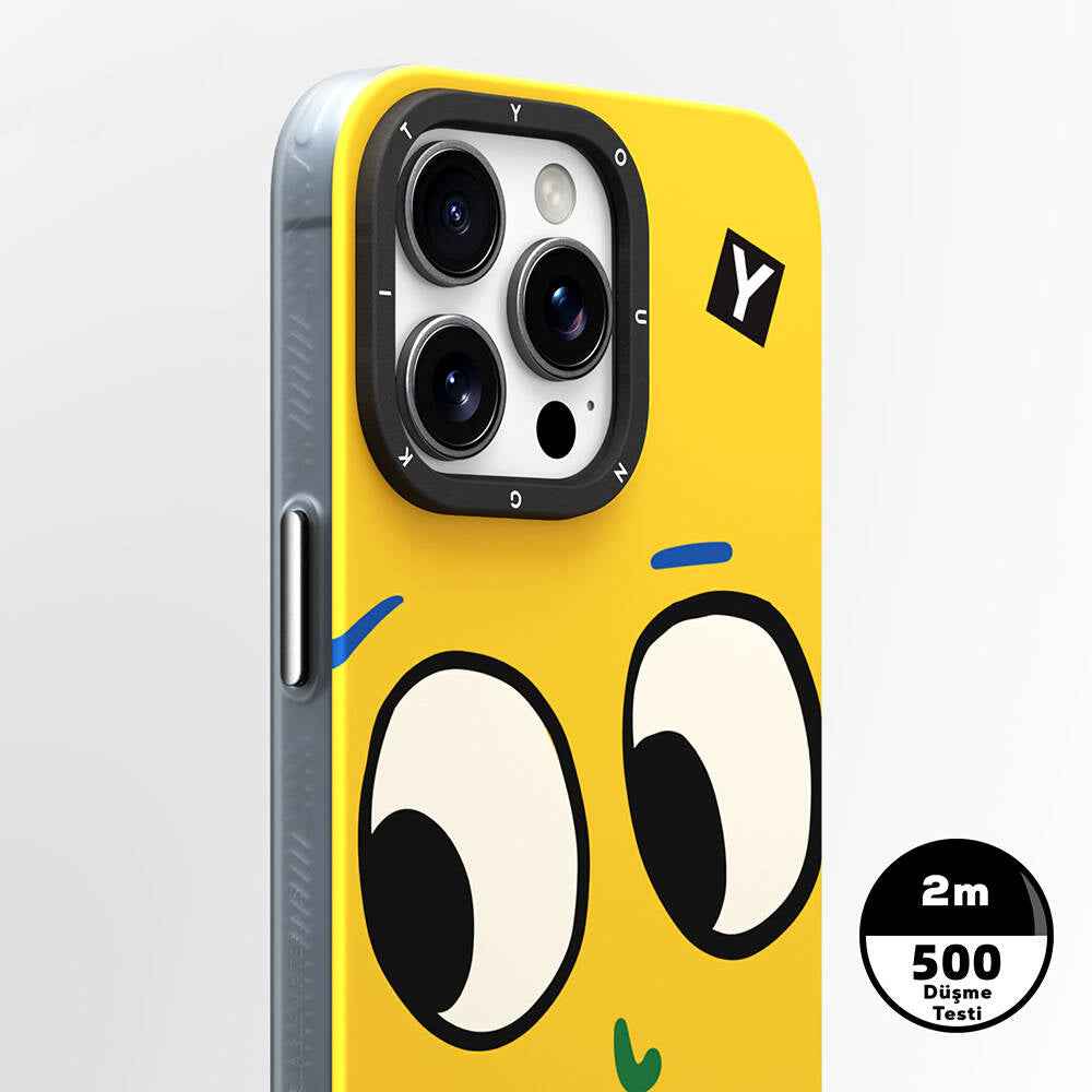 Apple iPhone 14 Pro Kılıf M-safe Şarj Özellikli Sunshine Tasarımlı Youngkit Daily Happy Serisi Kapak
