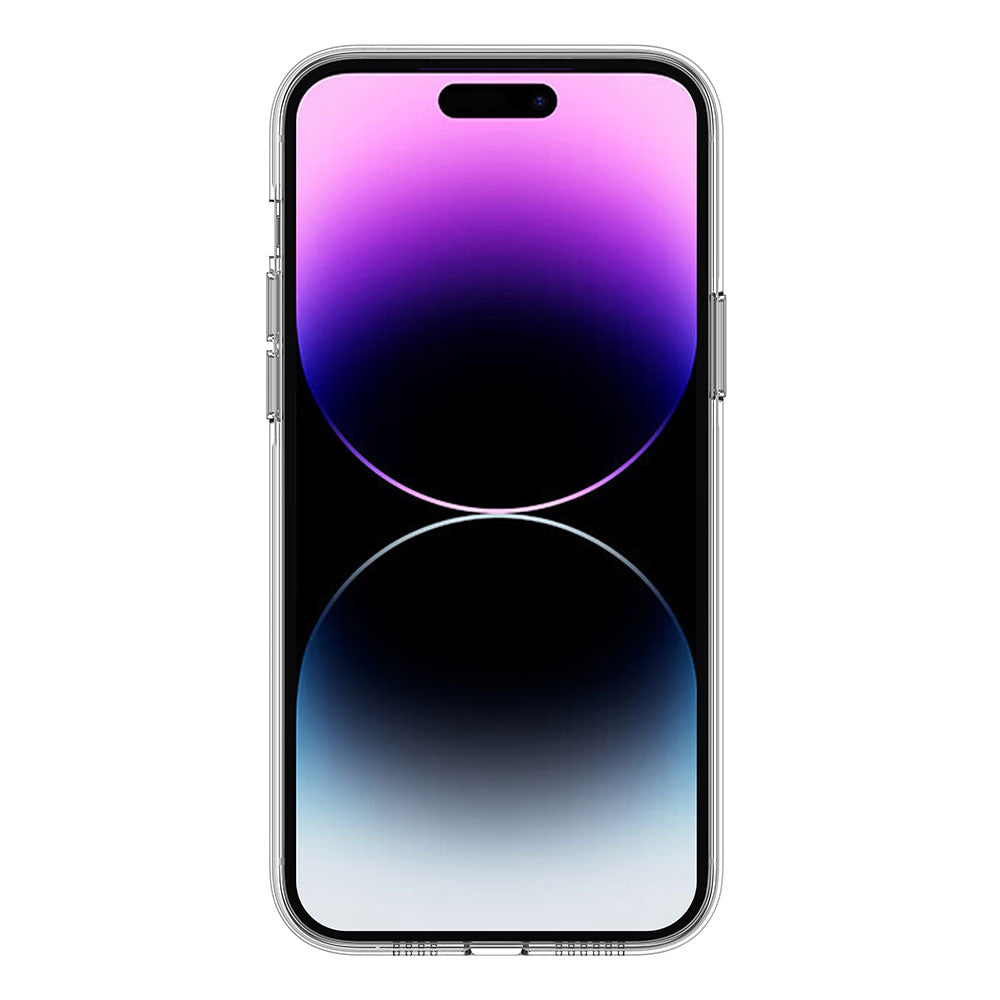 Apple iPhone 14 Pro Kılıf M-safe Şarj Özellikli Transparan Sert PC Wlons Pita Kapak