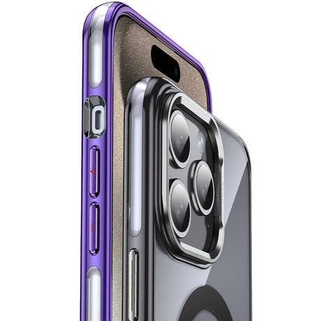 Apple iPhone 14 Pro Kılıf M-safe Şarj Özellikli Wlons Standlı Efsane Kapak
