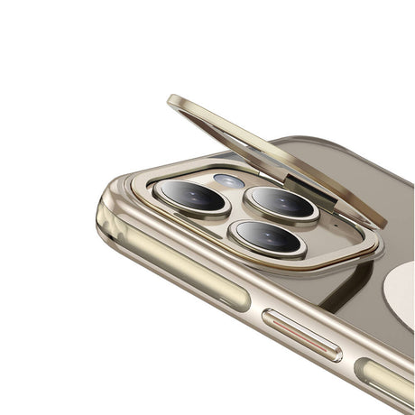 Apple iPhone 14 Pro Kılıf M-safe Şarj Özellikli Wlons Standlı Efsane Kapak