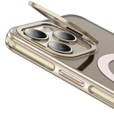 Apple iPhone 14 Pro Kılıf M-safe Şarj Özellikli Wlons Standlı Efsane Kapak