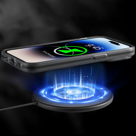 Apple iPhone 14 Pro Kılıf M-safe Şarj Özellikli Youngkit Binfen Serisi Yazı Temalı Kapak