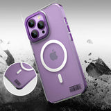 Apple iPhone 14 Pro Kılıf M-safe Şarj Özellikli Youngkit Coloured Glaze Serisi Kapak
