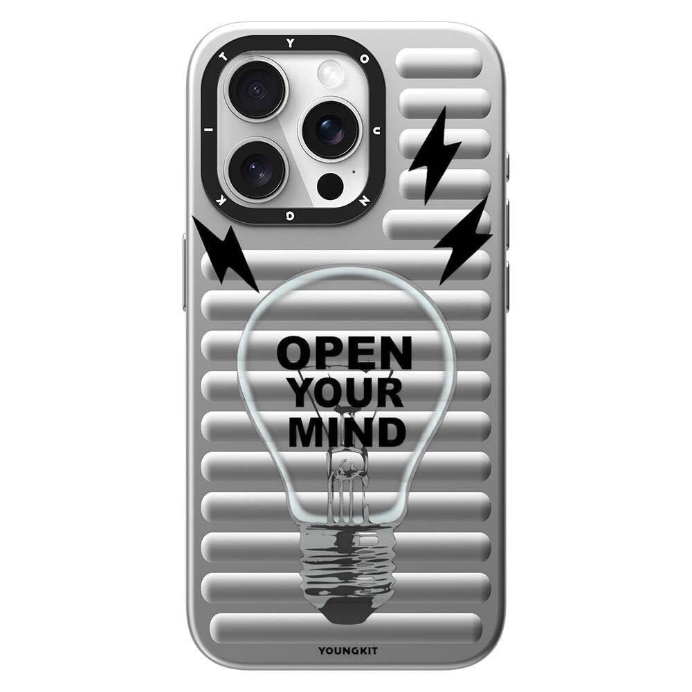 Apple iPhone 14 Pro Kılıf M-safe Şarj Özellikli Youngkit Open Mind Serisi Kapak
