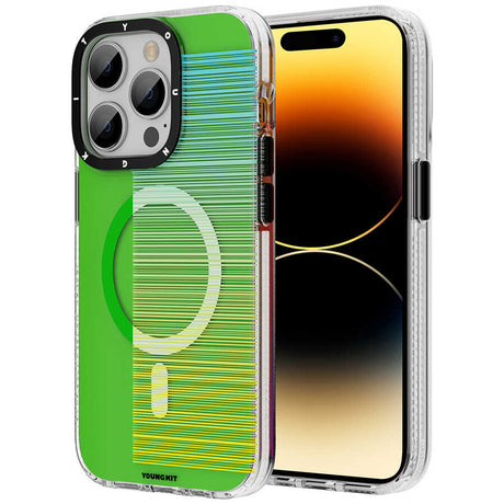 Apple iPhone 14 Pro Kılıf M-safe Şarj Özellikli Youngkit Pure Serisi Kapak