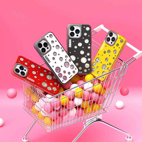 Apple iPhone 14 Pro Kılıf M-safe Şarj Özellikli Youngkit Quicksand Beads Serisi Kapak
