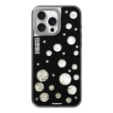 Apple iPhone 14 Pro Kılıf M-safe Şarj Özellikli Youngkit Quicksand Beads Serisi Kapak
