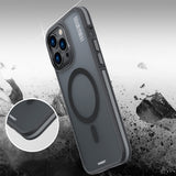 Apple iPhone 14 Pro Kılıf M-safe Şarj Özellikli Youngkit Rock Sand Serisi Kapak