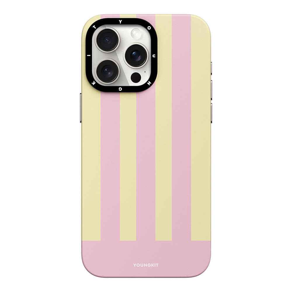 Apple iPhone 14 Pro Kılıf M-safe Şarj Özellikli Youngkit Striped Piano Keys Serisi Kapak