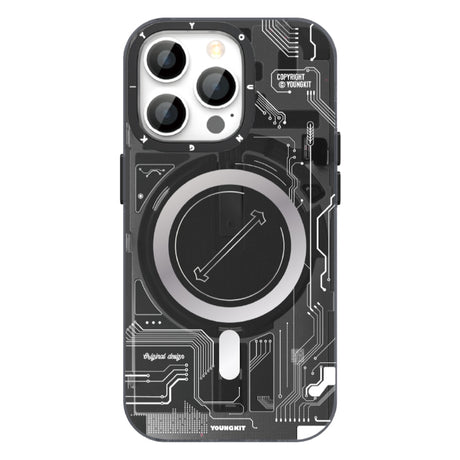 Apple iPhone 14 Pro Kılıf M-safe Şarj Özellikli YoungKit Technology Serisi Kapak