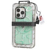 Apple iPhone 14 Pro Kılıf M-safe Şarj Özellikli Youngkit Water-Ink Serisi Kapak