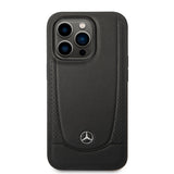 Apple iPhone 14 Pro Kılıf Mercedes Benz M-safe Şarj Özellikli Urban Deri Kapak