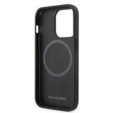 Apple iPhone 14 Pro Kılıf Mercedes Benz M-safe Şarj Özellikli Urban Deri Kapak