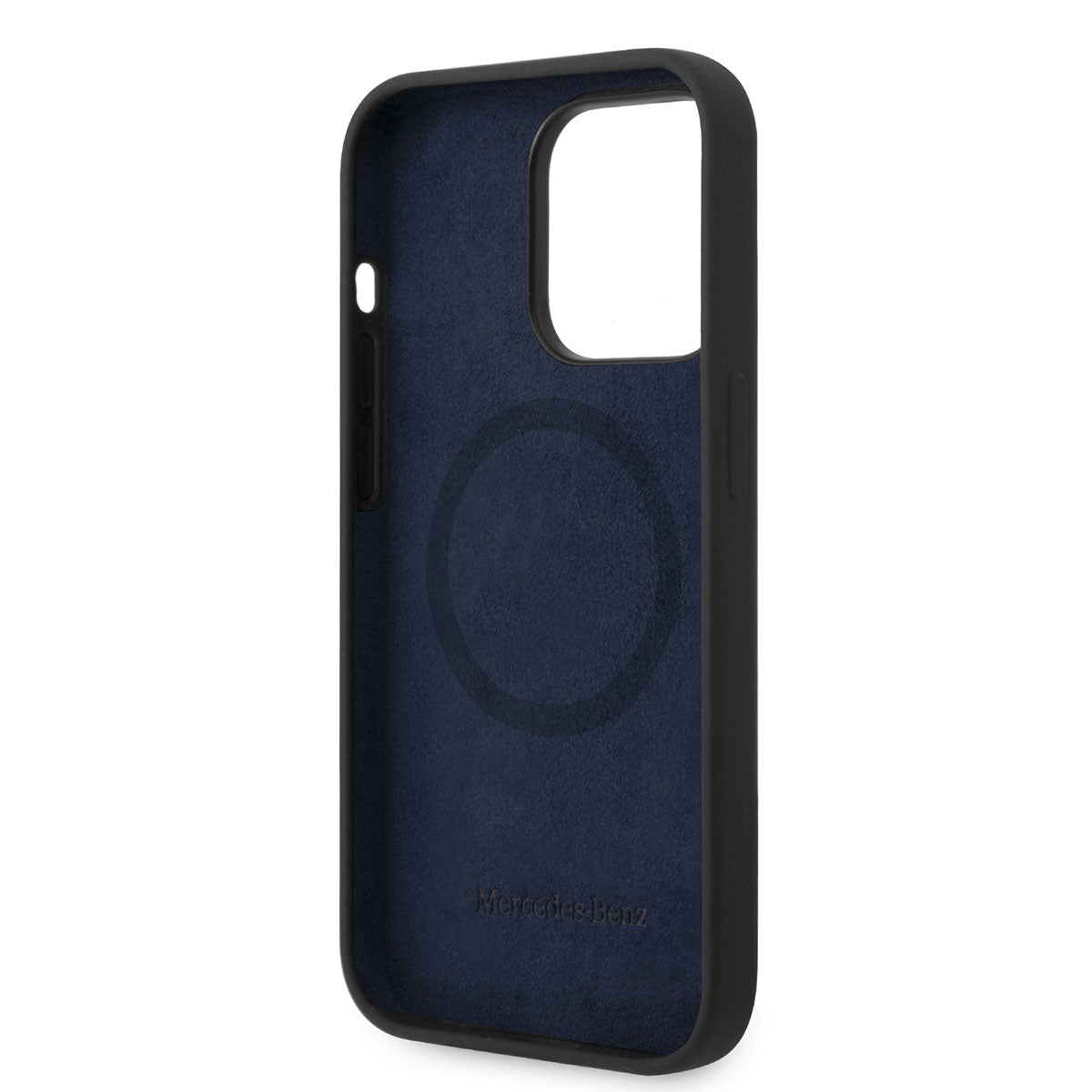 Apple iPhone 14 Pro Kılıf Mercedes Benz M-safe Şarj Özellikli Yıldızlı Dizayn Silikon Kapak