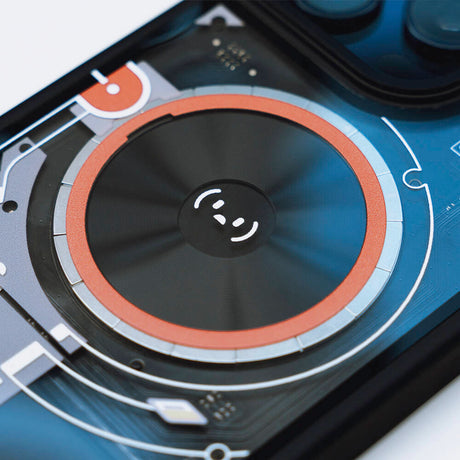 Apple iPhone 14 Pro Kılıf Özelleştirilebilir 3 Fonksiyonlu Bluetooth Bağlantılı Bitmo Lab Bangcase Akıllı M-safe Kapak