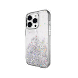 Apple iPhone 14 Pro Kılıf Parlayan Simli Şeffaf Lisanslı Switcheasy Starfield Kapak