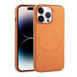 Apple iPhone 14 Pro Kılıf PU Deri M-safe Wireless Şarj Özellikli Zore Derix Kapak
