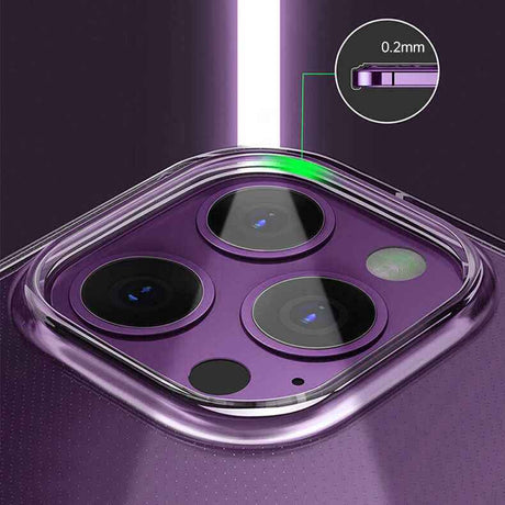 Apple iPhone 14 Pro Kılıf Şeffaf Airbag Tasarımlı Wiwu ZCC-108 Concise Serisi Kapak