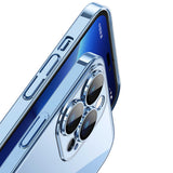 Apple iPhone 14 Pro Kılıf Sert PC Renkli Çerçeveli Zore Riksos Kapak