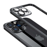 Apple iPhone 14 Pro Kılıf Sert PC Renkli Çerçeveli Zore Riksos Kapak