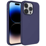 Apple iPhone 14 Pro Kılıf Sıvı Teknolojili Silinebilir Sert Zore Kivi Kapak