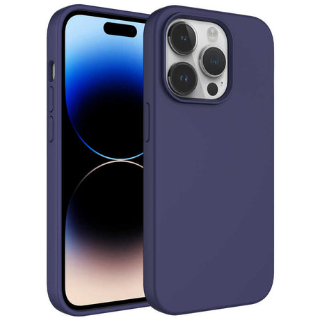 Apple iPhone 14 Pro Kılıf Sıvı Teknolojili Silinebilir Sert Zore Kivi Kapak
