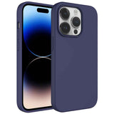Apple iPhone 14 Pro Kılıf Sıvı Teknolojili Silinebilir Sert Zore Kivi Kapak
