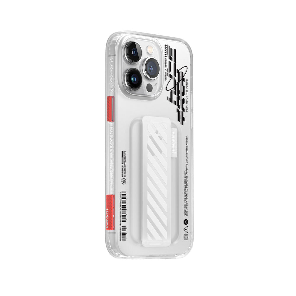 Apple iPhone 14 Pro Kılıf SkinArma Şeffaf Desenli Kaze Kapak