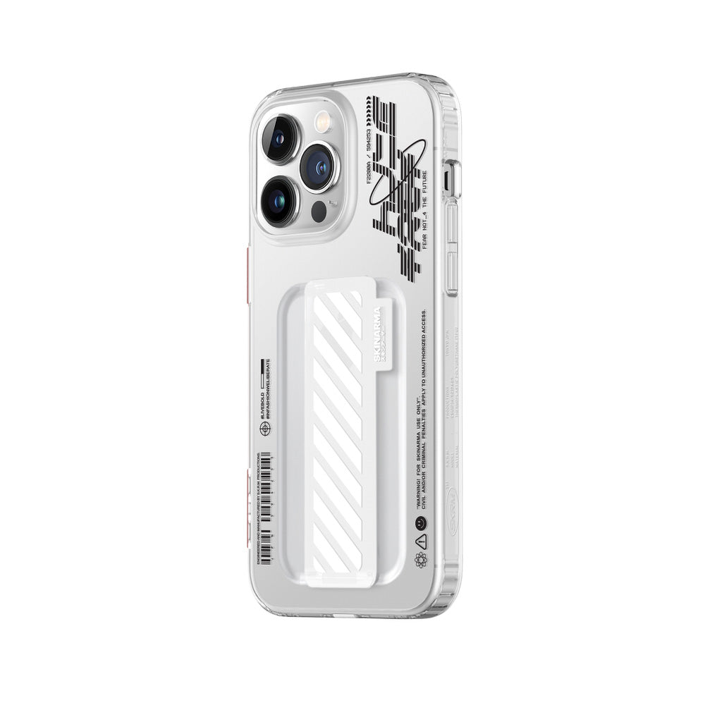Apple iPhone 14 Pro Kılıf SkinArma Şeffaf Desenli Kaze Kapak