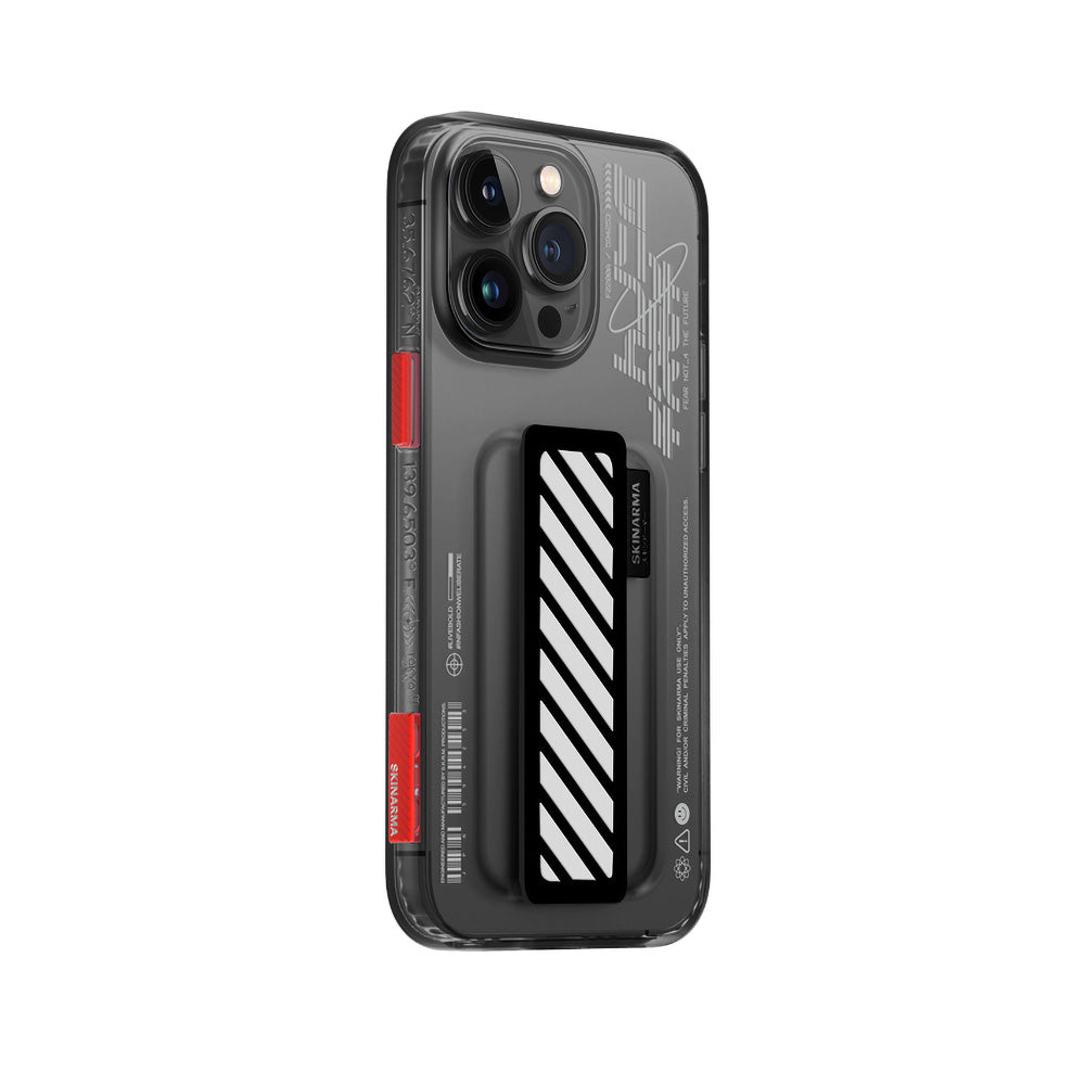 Apple iPhone 14 Pro Kılıf SkinArma Şeffaf Desenli Kaze Kapak