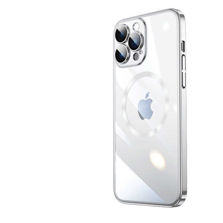 Apple iPhone 14 Pro Kılıf Wireless Şarj Özellikli Sert PC Zore Riksos M-safe Kapak