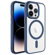 Apple iPhone 14 Pro Kılıf Wireless Şarj Özellikli Zore Krom M-safe Silikon Kapak