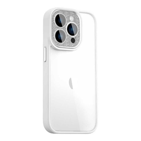 Apple iPhone 14 Pro Kılıf ​​​​​Wiwu GCC-105 Lens Korumalı Renkli Kenar Arkası Şeffaf Multicolor Kapak