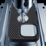 Apple iPhone 14 Pro Kılıf ​​​​​Wiwu Karbon Fiber Görünümlü M-safe Wireless Şarj Özellikli Kabon Kapak