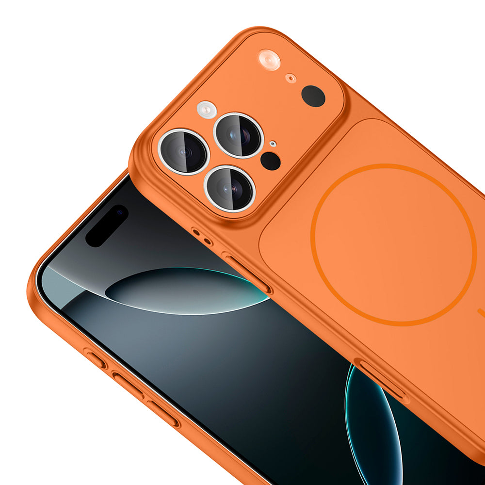 Apple iPhone 14 Pro Kılıf Zore M-Safe Şarj Özellikli Kamera Korumalı Formen Kapak