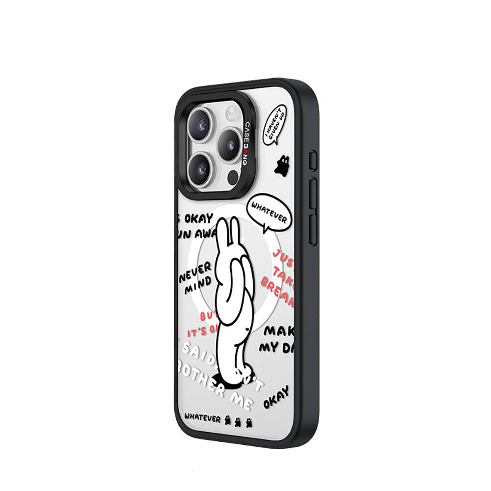 Apple iPhone 14 Pro M-safe Şarj Özellikli Casebang Chill Out Serisi Mıknatıslı Arka Panel